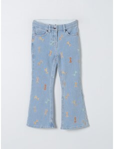 Jeans Stella Mccartney Kids in cotone con ricami
