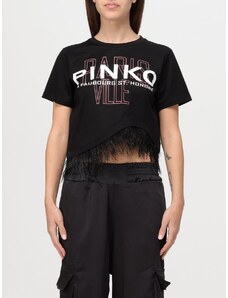 T-shirt Pinko con piume