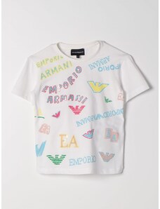 T-shirt Emporio Armani Kids stampata