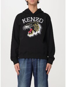 Felpa Tiger Varsity Kenzo in jersey con ricamo