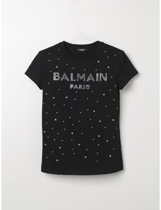 T-shirt Balmain Kids con strass