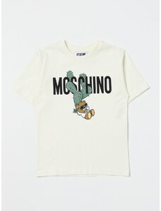 T-shirt Moschino Kid con Teddy deserto