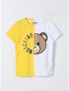 T-shirt bicolore Moschino Kid con Teddy