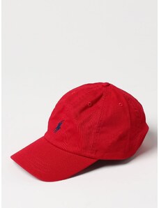 Cappello Polo Ralph Lauren in cotone con logo ricamato