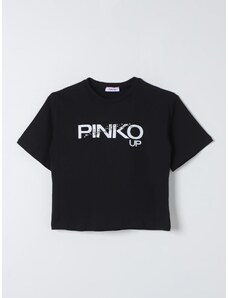 T-shirt Pinko Kids in jersey con logo