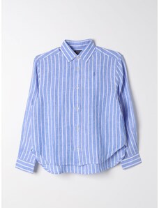 Camicia Polo Ralph Lauren in lino a righe