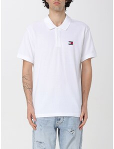 Polo Tommy Jeans in piquet con logo