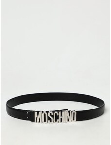 Cintura Moschino Couture in pelle con logo