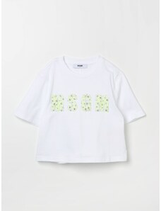 T-shirt Msgm Kids con logo gioiello