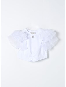T-shirt Twinset in cotone con tulle