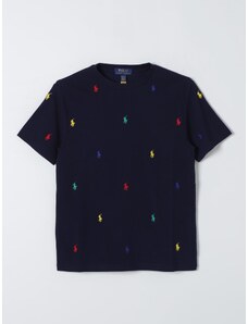 T-shirt Polo Ralph Lauren con logo all-over multicolor
