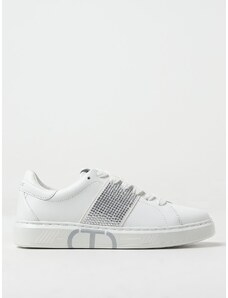 Sneakers Twinset in pelle con strass