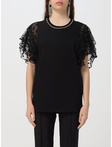 Actitude Twinset T-shirt con maniche in tulle Twinset - Actitude