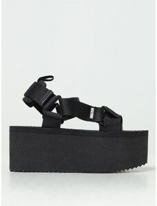 Sandalo platform Moschino Couture in tessuto