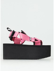 Sandalo platform Moschino Couture in tessuto