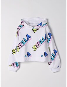 Felpa Stella Mccartney Kids in cotone con logo all-over