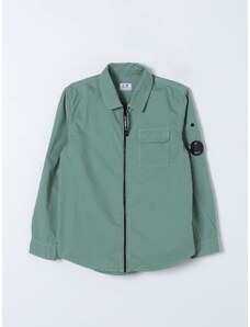 Camicia C.P. Company in cotone con zip