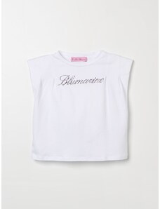 T-shirt Miss Blumarine in cotone con logo