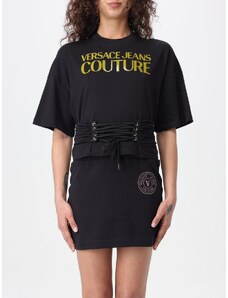 T-shirt con lacci Versace Jeans Couture