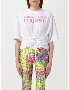 T-shirt con lacci Versace Jeans Couture