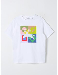 T-shirt Burberry Kids in cotone con stampa logo