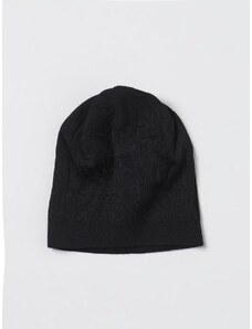 Cappello Moschino Couture in misto cotone stretch con logo jacquard