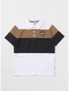 Polo Boss Kidswear in jersey di cotone
