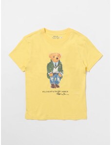 T-shirt Polo Ralph Lauren in cotone con Polo Bear