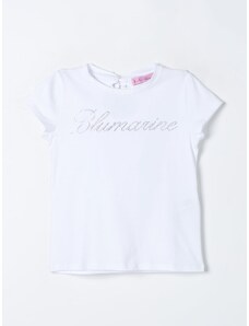 T-shirt Miss Blumarine con logo di strass