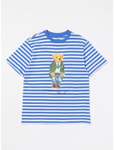 T-shirt Polo Ralph Lauren in cotone con stampa Teddy