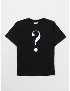T-shirt Question Mark Moschino Kid in cotone