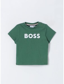 T-shirt Boss Kidswear in jersey con logo