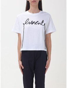T-shirt Liviana Conti in cotone con dettaglio