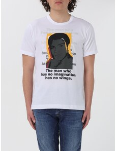 T-shirt Comme Des Garçons in cotone con stampa