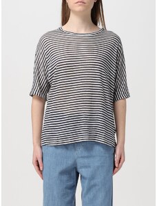 T-shirt Peuterey in misto lino a righe