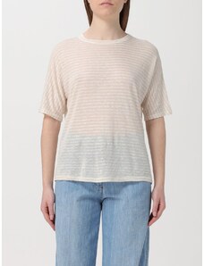 T-shirt Peuterey in misto lino a righe