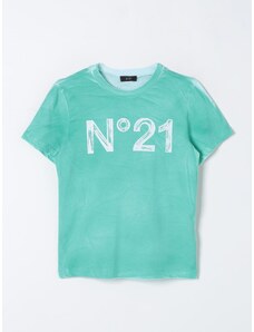 T-shirt N° 21 in cotone con logo