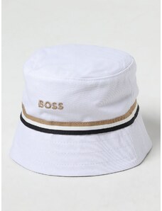 Cappello Boss Kidswear in twill di cotone con logo