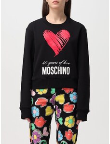 Felpa Moschino Couture in cotone con logo