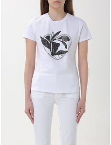 T-shirt Liu Jo in cotone con logo e strass