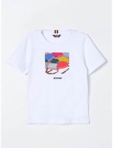 T-shirt K-Way in cotone con stampa