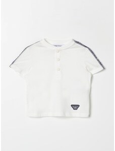 T-shirt Emporio Armani Kids in jersey con patch