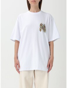 T-shirt Msgm in jersey con perline