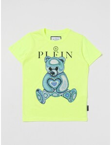 T-shirt Philipp Plein in cotone con teddy in strass