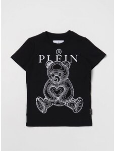 T-shirt Philipp Plein in cotone con teddy in strass