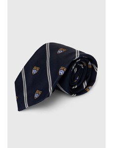 Polo Ralph Lauren cravatta in seta colore blu navy 712926092