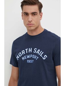 North Sails t-shirt in cotone uomo colore blu navy 692988