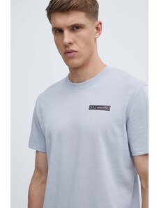 Under Armour t-shirt uomo colore grigio con applicazione
