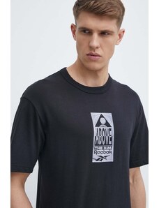 Reebok Classic t-shirt in cotone Basketball uomo colore nero 100075504