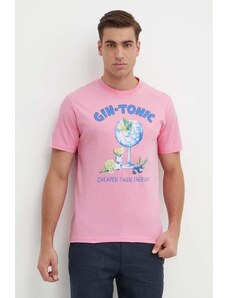 MC2 Saint Barth t-shirt in cotone uomo colore rosa